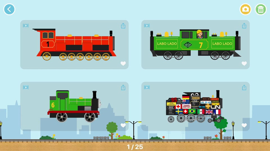 labo积木火车付费解锁图标