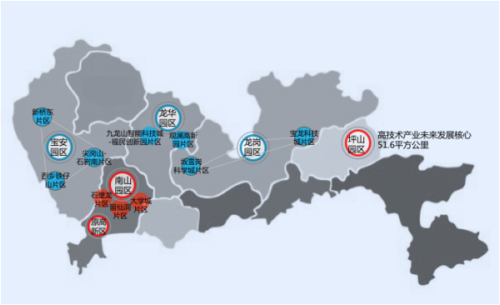 深圳市扩容示意图