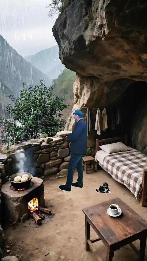 生活在大山里的人