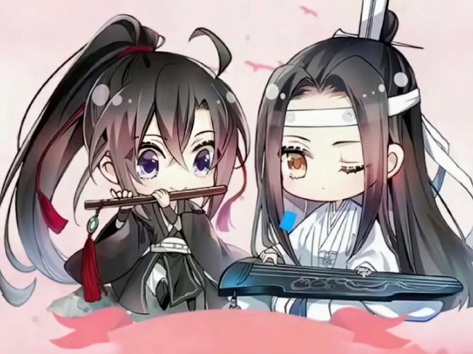 魏无羡蓝忘机动漫版图片