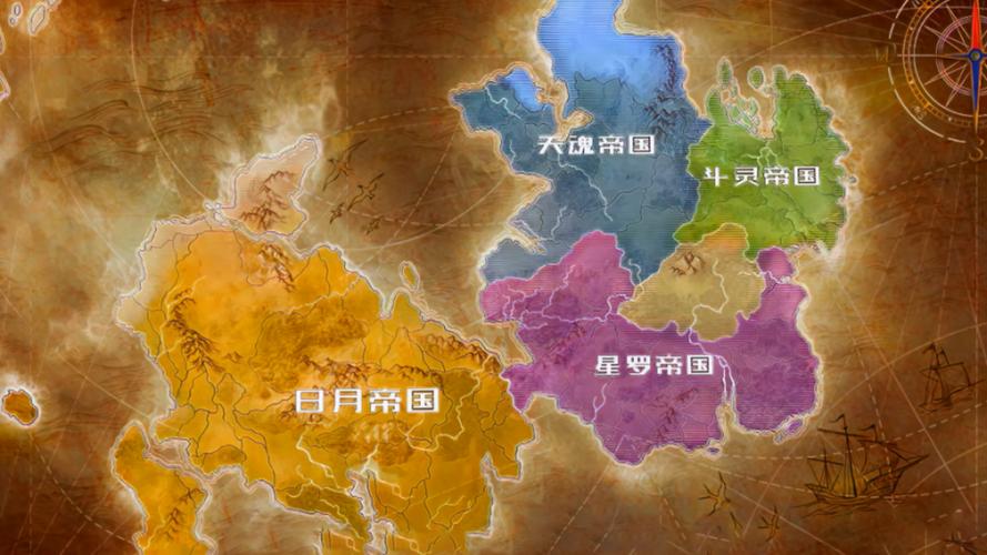 斗罗大陆国家分布