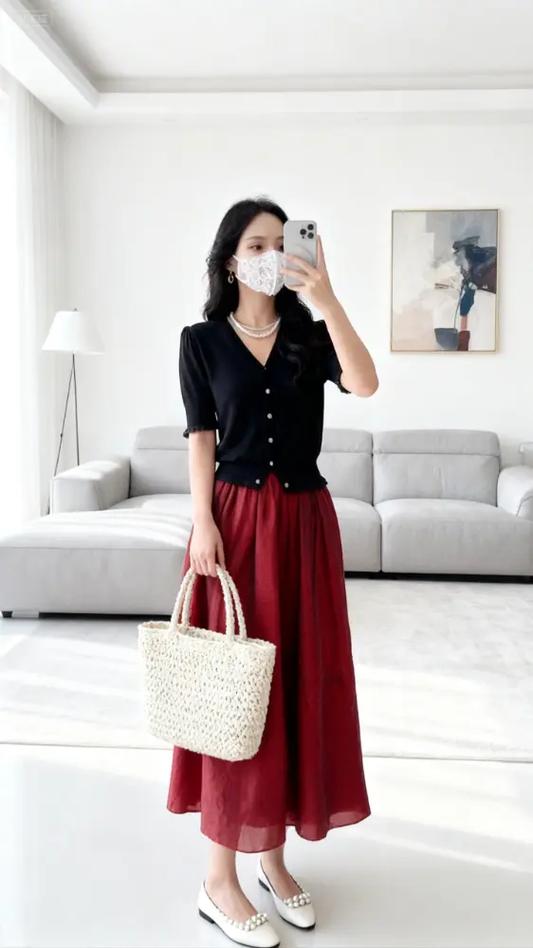 裙子如何加松紧带图标