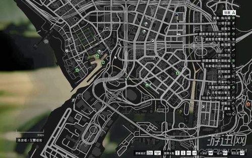 gta5华人帮派地图位置图标