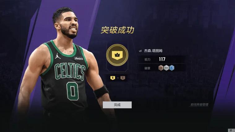 最强nba塔图姆技能