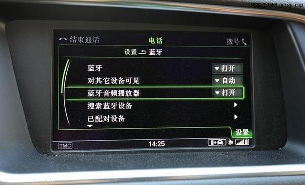奥迪q7连接蓝牙图解图标