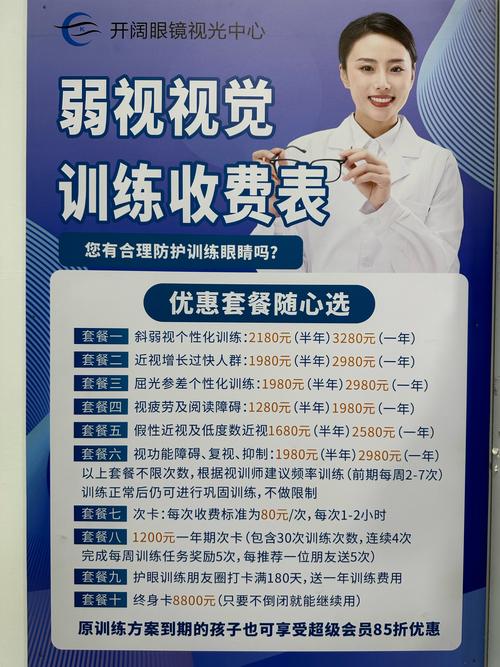 视觉训练多少钱一次