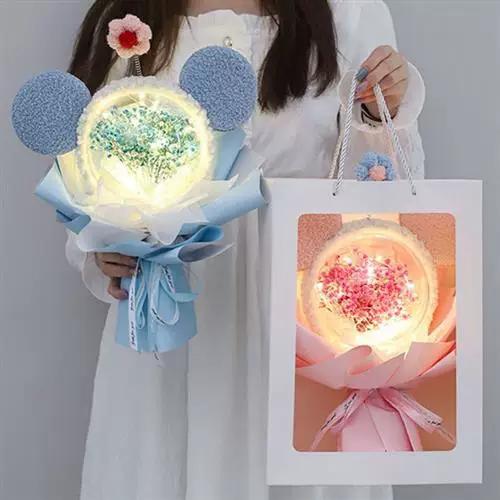 满天星小花束包装教程