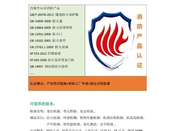 消防类产品认证实施规则