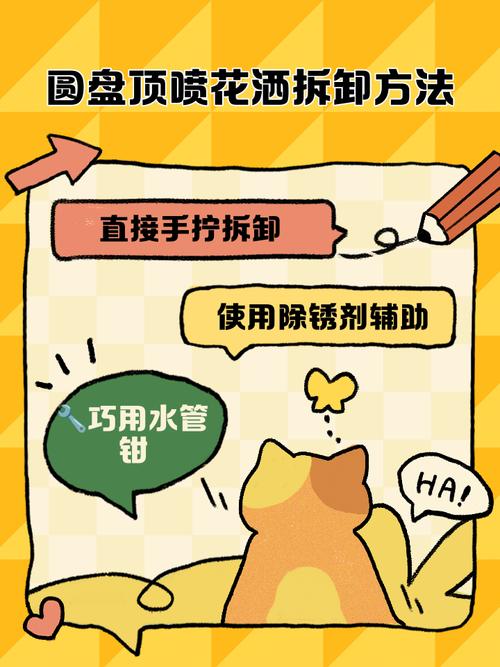 花洒顶喷怎么拆开截图