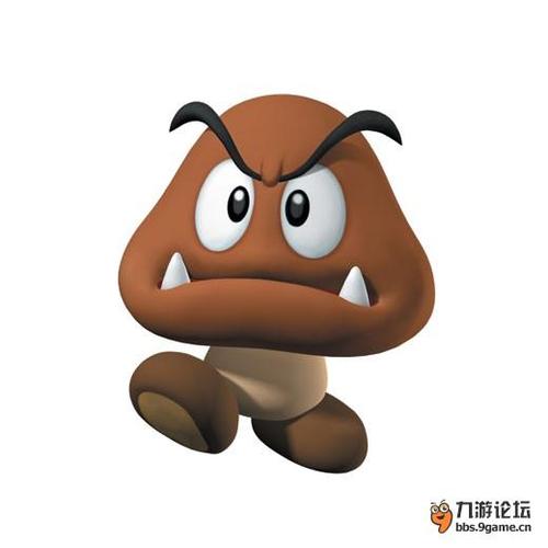 超级玛丽里面的蘑菇怪图片