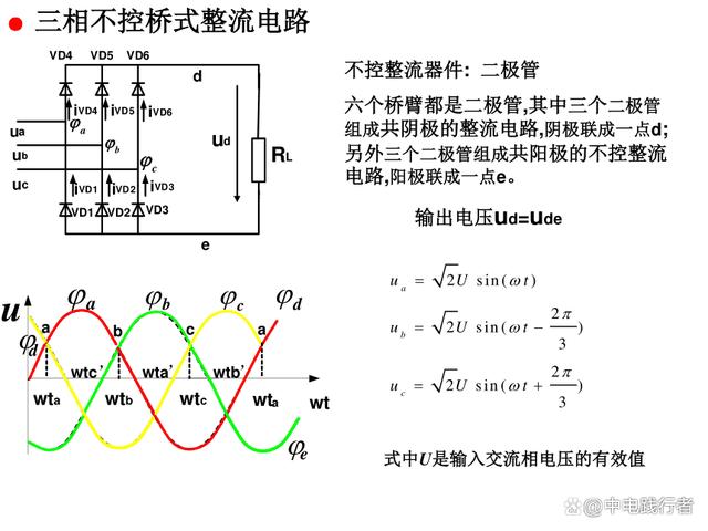 三相整流桥原理图