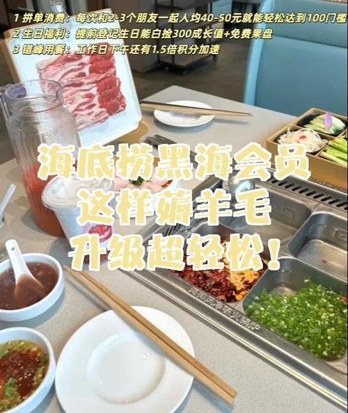 海底捞黑海会员打折吗