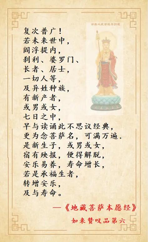 抄地藏经的好处和功德
