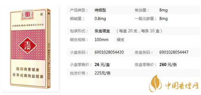 玉溪清香世家细支截图