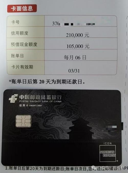邮政信用卡额度高吗