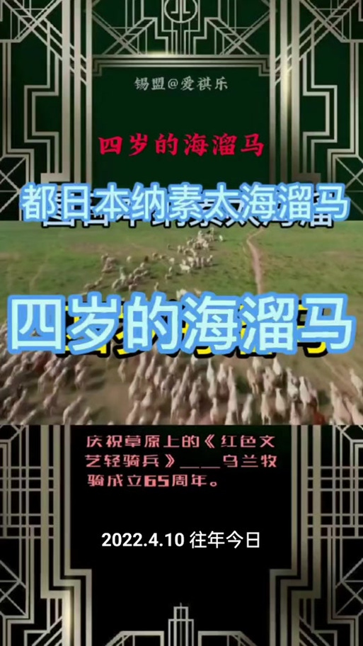 抖音最火的蒙古流行歌曲