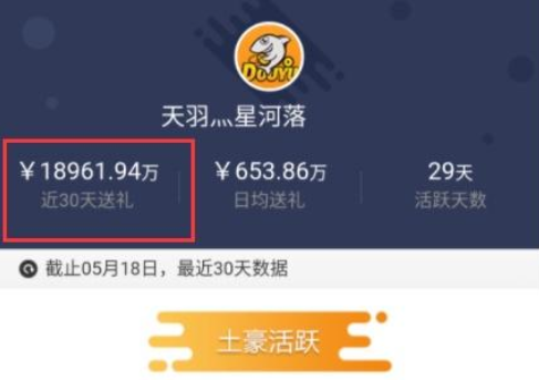 斗鱼第一神豪