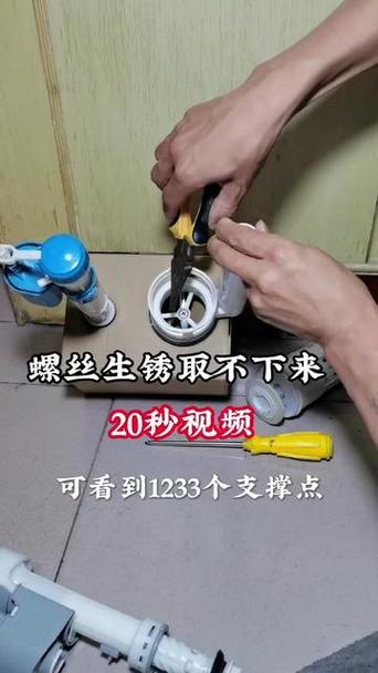 坐便器盖上的螺丝锈住怎么办