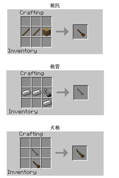 我的世界怎么做枪图标