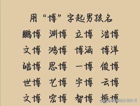 男孩叫博的寓意图标