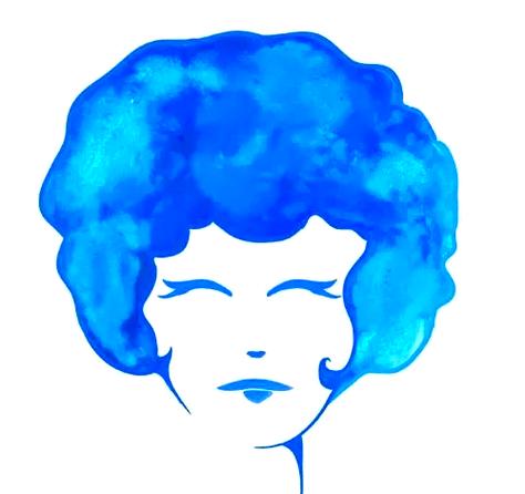 性格色彩蓝色男人爱情图标