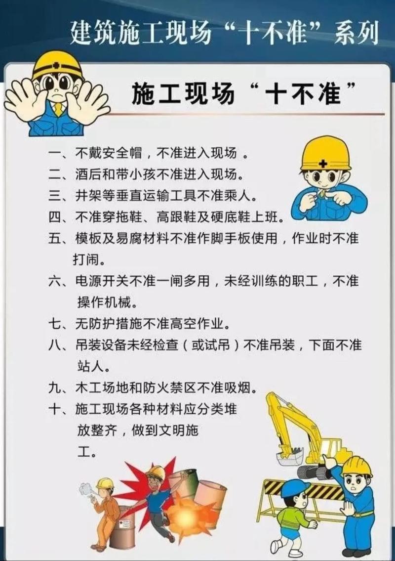施工现场注意事项缩略图