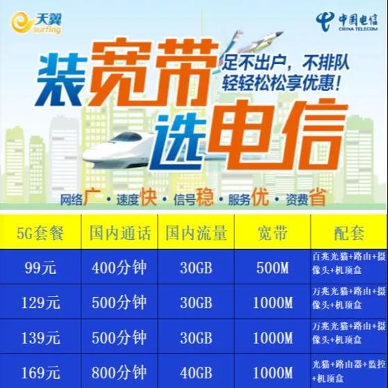 天翼畅享99元套餐宽带图标