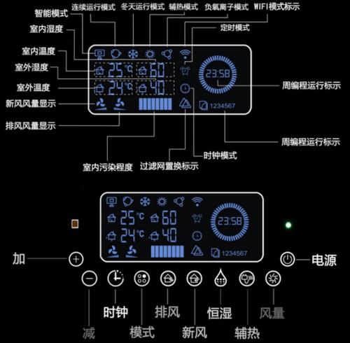 格力空调新风系统图标