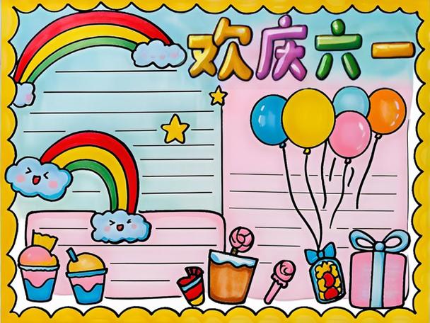 六一儿童节手抄报简单 一等奖