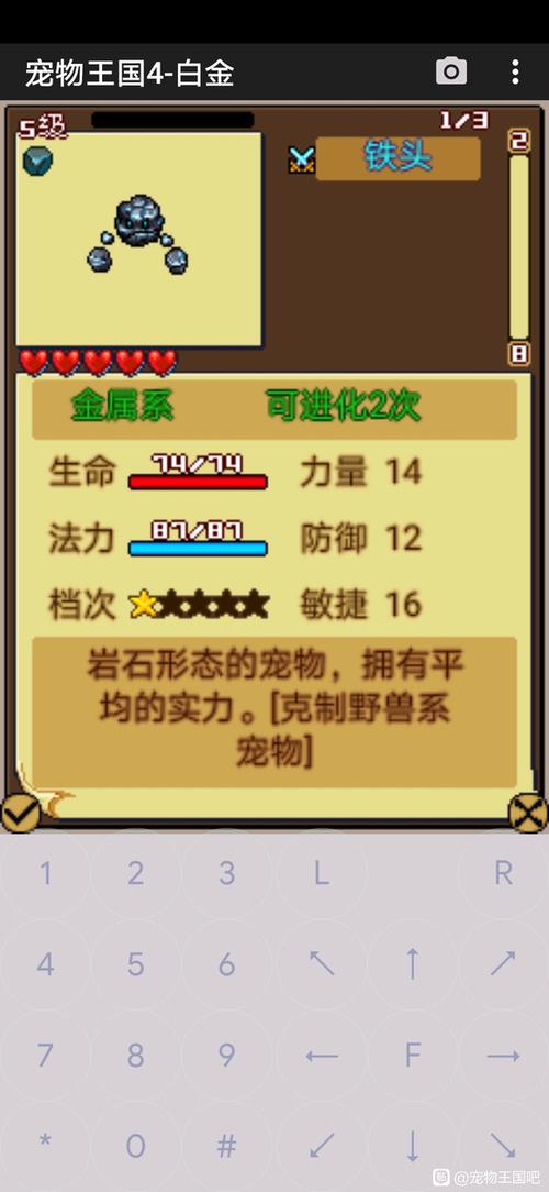 宠物王国4白金宠物图鉴大全