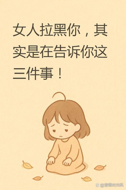 女人拉黑你说明什么