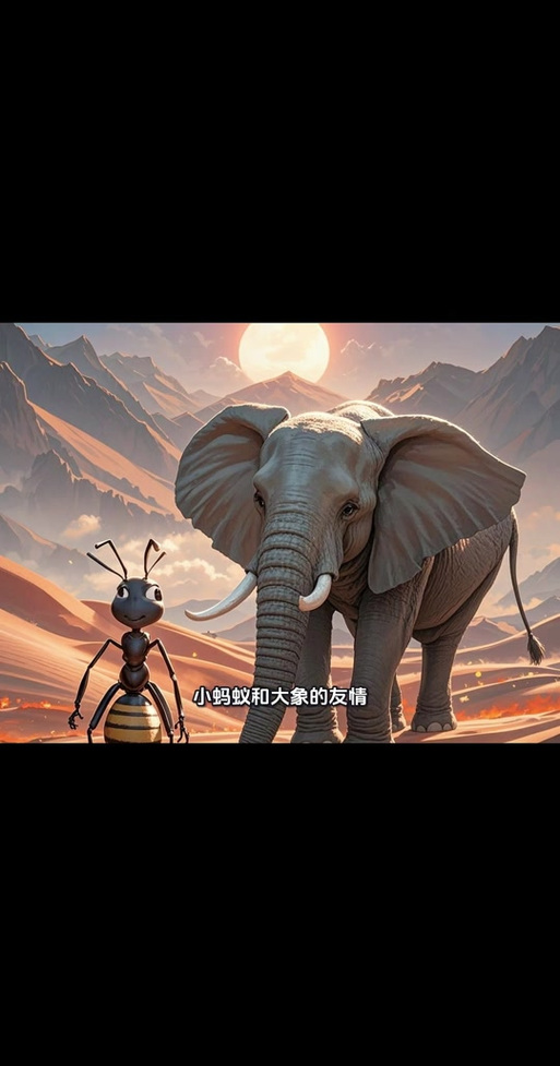 蚂蚁和大象的寓言故事读后感