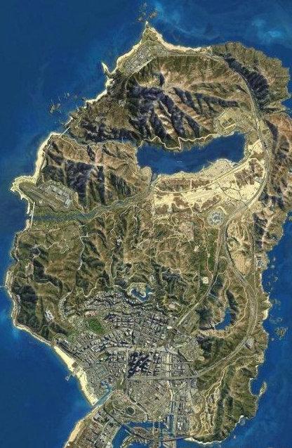 gta5卫星超清中文地图