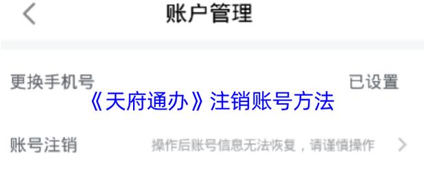天府通注销账户几天可以注销掉游戏截图