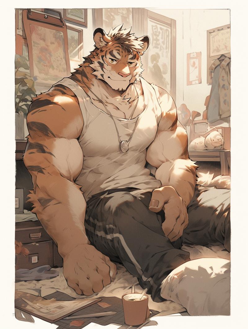 tigerline男性
