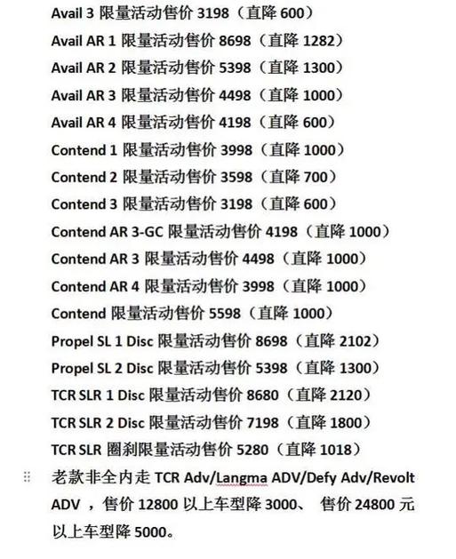 捷安特自行车多少钱一辆截图