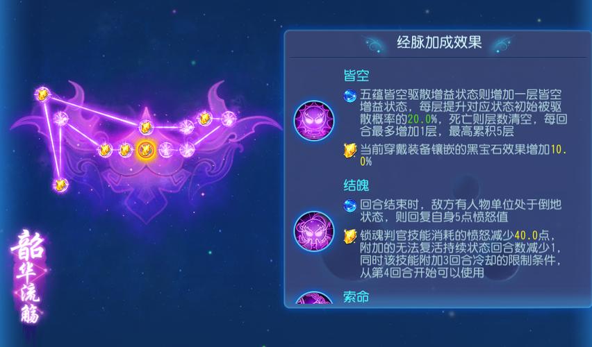 梦幻手游69地府经脉