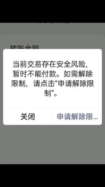 支付功能因安全风险暂时关闭