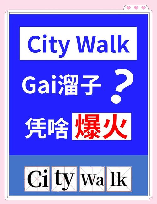 citywalk网络用语