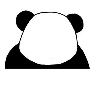 无脸熊猫表情包图片截图