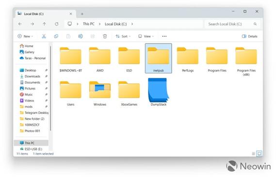 c盘windows文件夹是什么