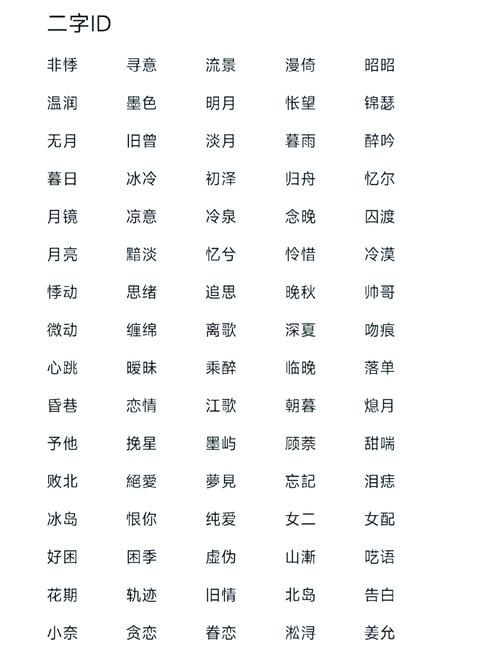 小天才的高冷男神id名八字女