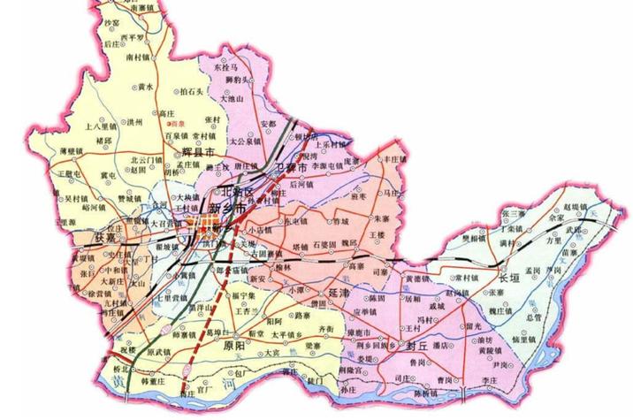 新乡地图完整版