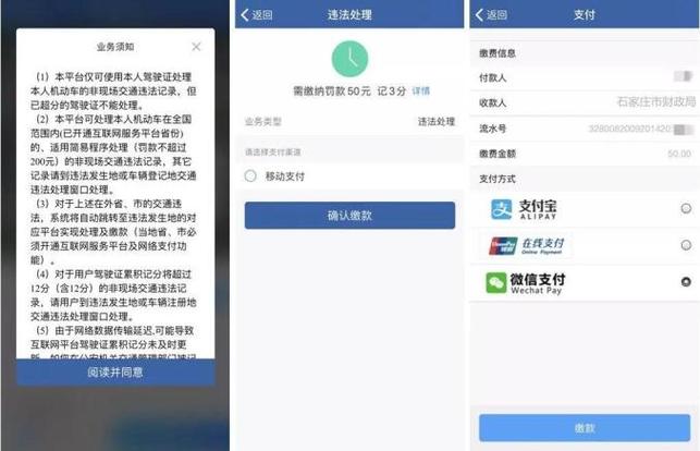 车辆违章罚款去哪里交钱