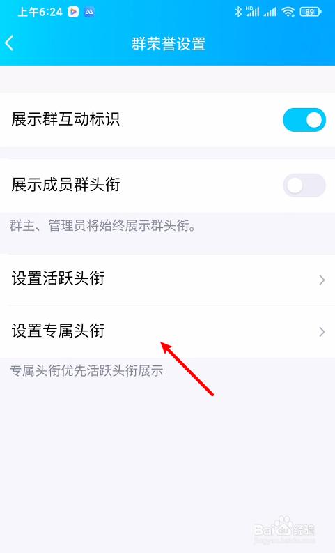 群称号的专属头衔怎么改