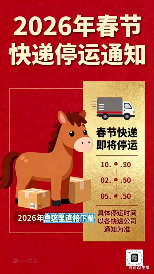 普通快递春节停运吗