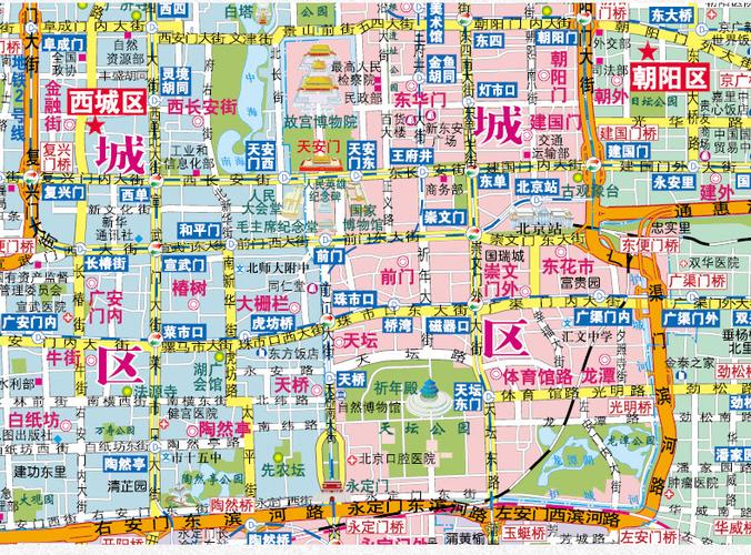北京城区地图高清版大图