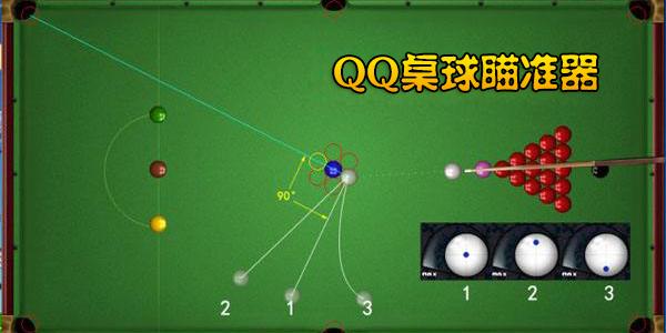 qq桌球瞄准圈怎么调大小图标
