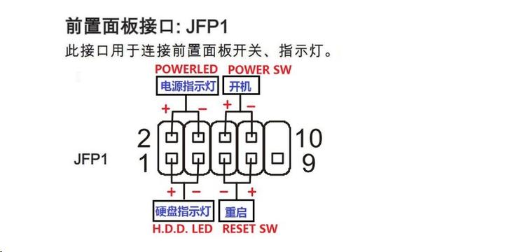 微星主板电源插针接法图解
