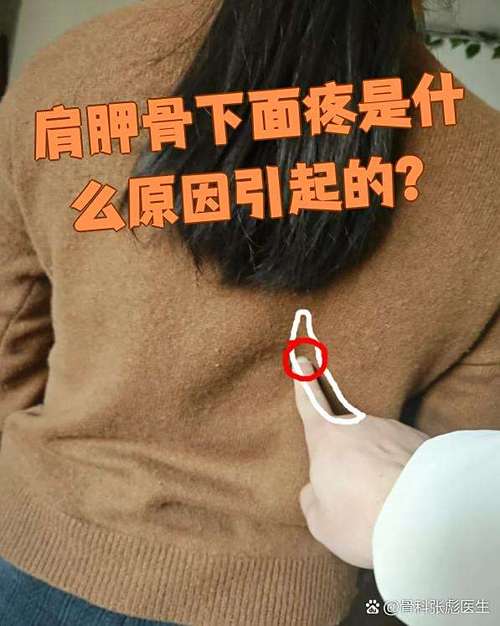 右侧肩胛骨下方疼